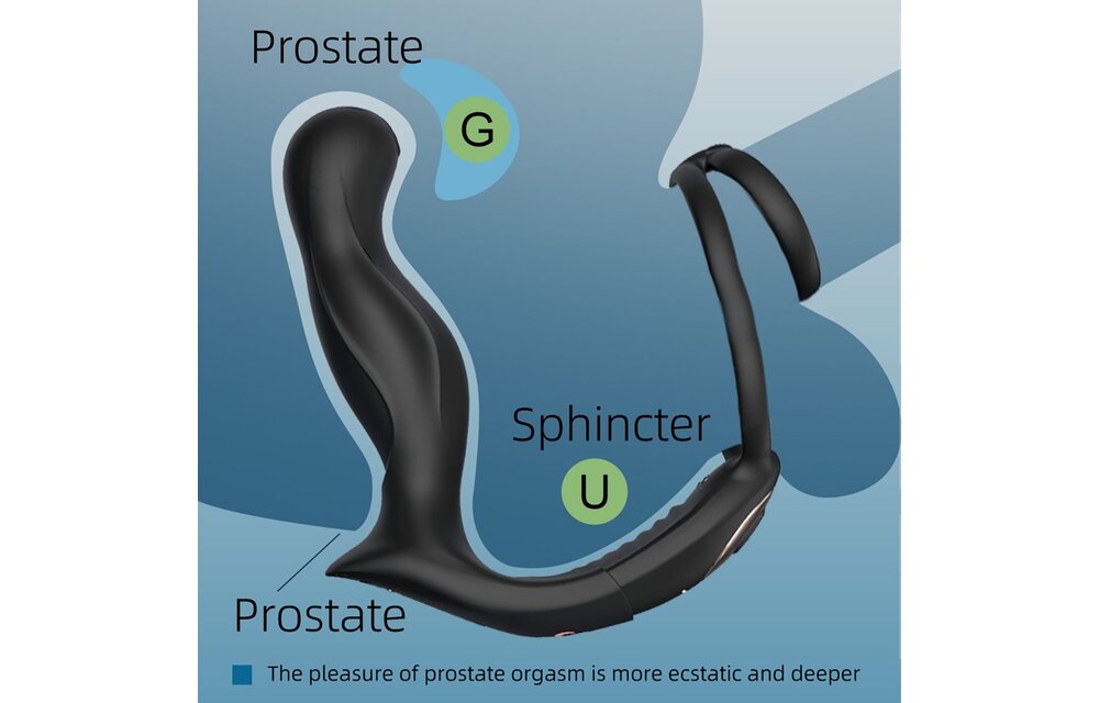 Sevanda Black Mamba Prostaat Cock Ring | Luxe Massage