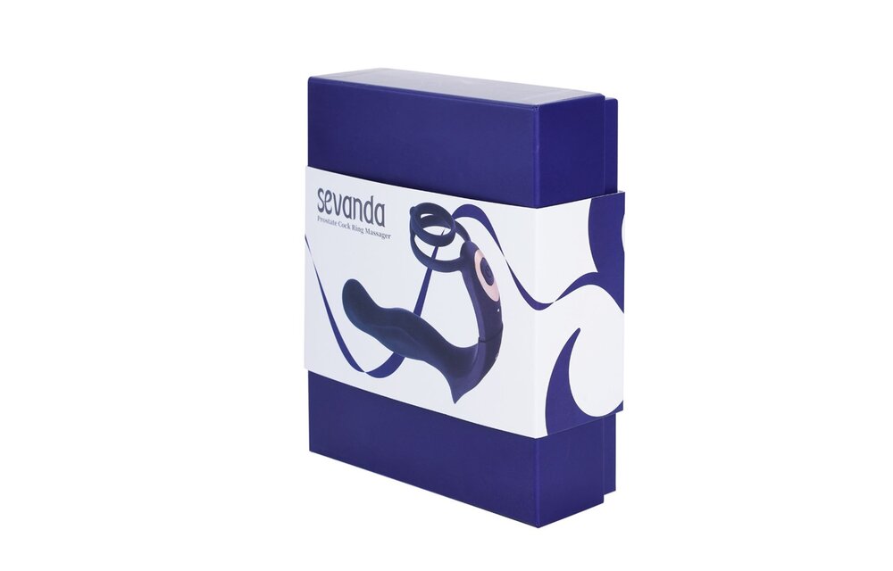 Sevanda Black Mamba Prostata-Cockring | Luxuriöse Massage