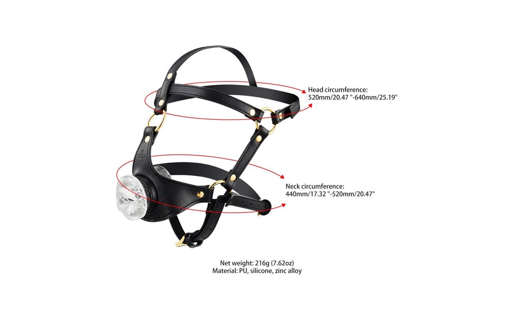 Sevanda Blowjob Head Harness | Comfort & Adjustable Fit