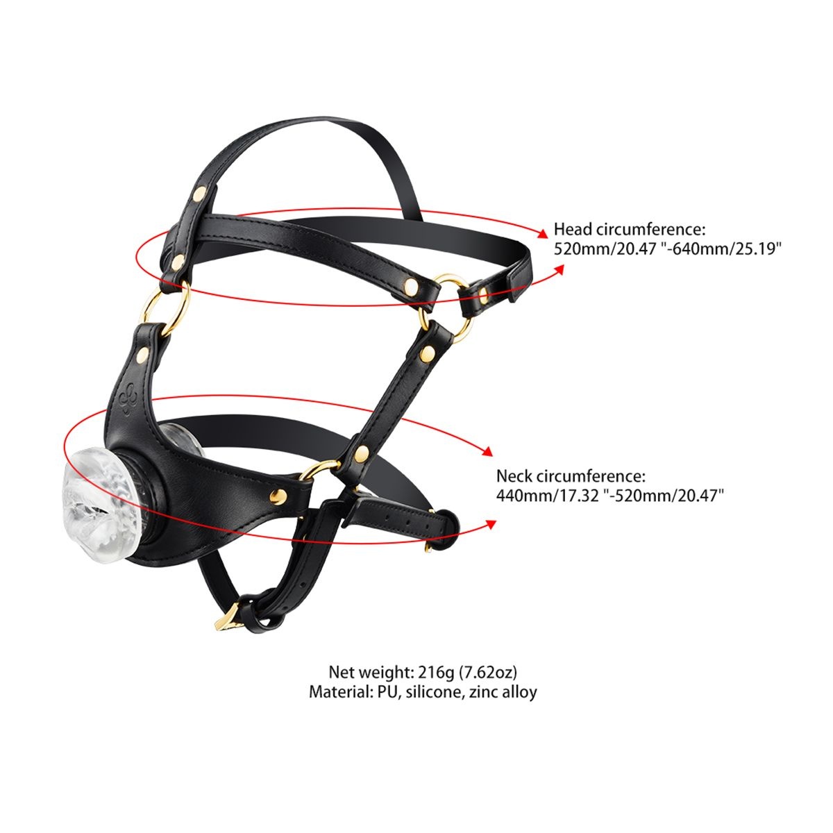 Blowjob Head Harness