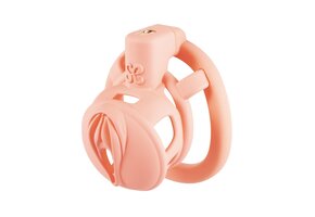 Pink Pride Keuschheit Käfig lang