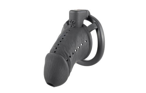 Sevanda Black Slave Chastity Cage Long – Comfort & Control