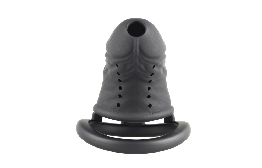 Sevanda Black Slave Chastity Cage Long – Comfort & Control