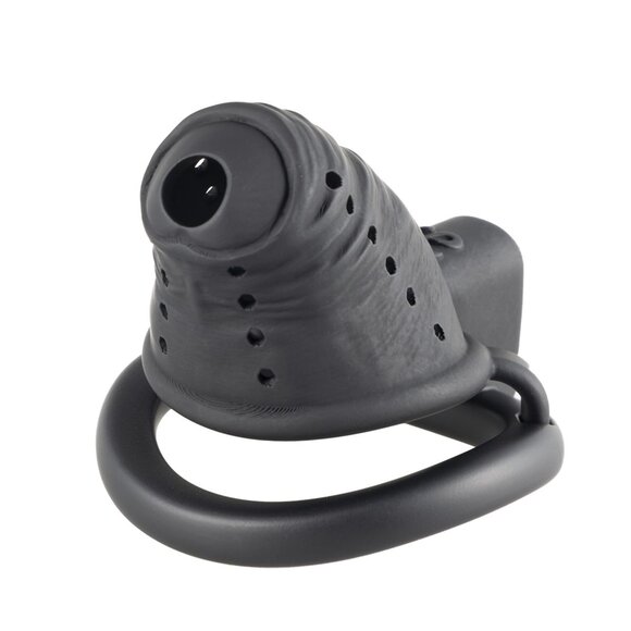 Black Slave Chastity Cage Short | Comfort & Safety