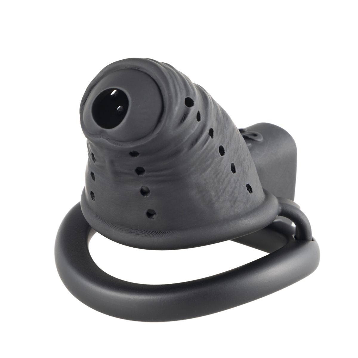 Black Slave Chastity Cage Long Short