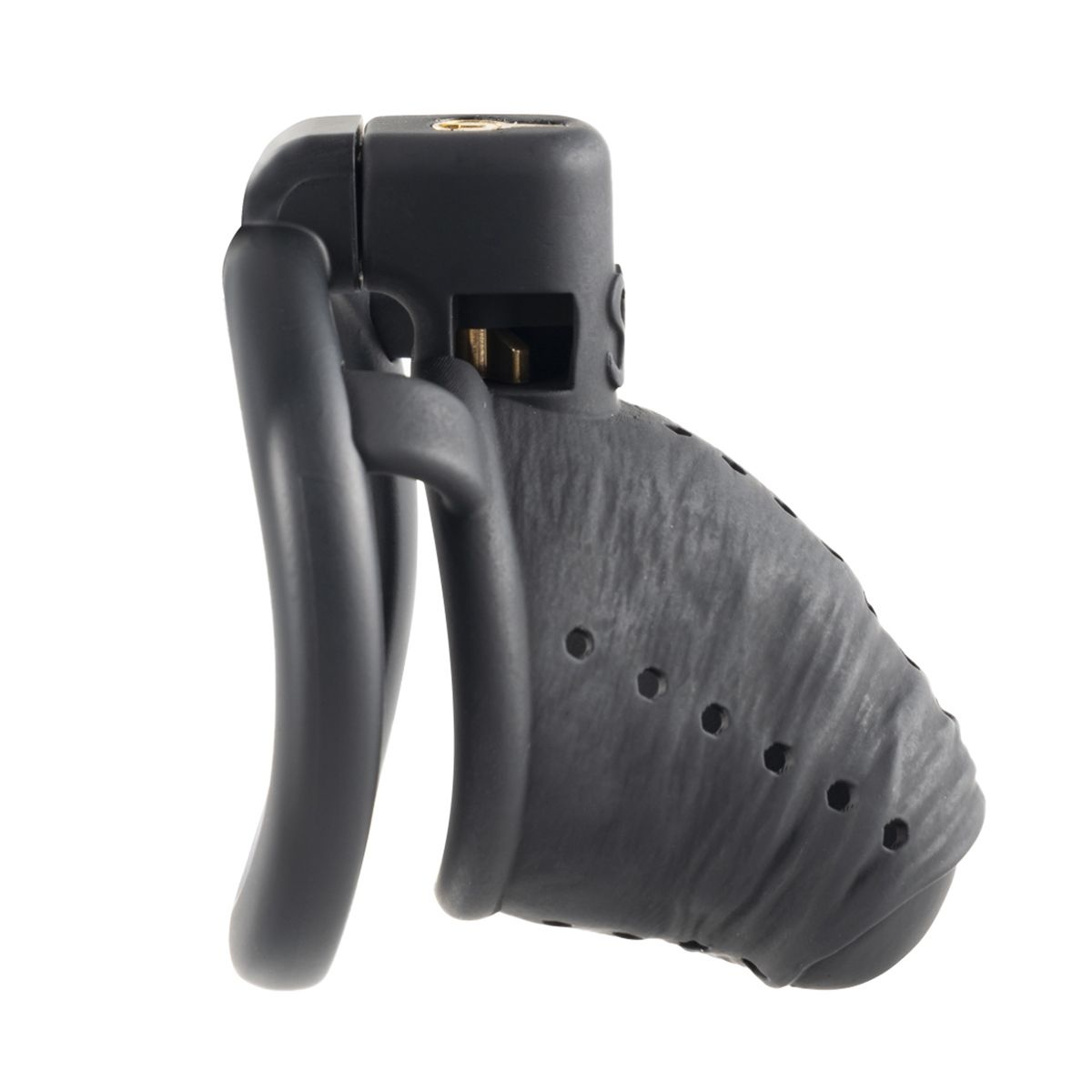 Black Slave Chastity Cage Long Short