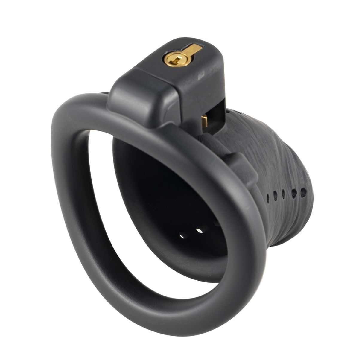 Black Slave Chastity Cage Long Short