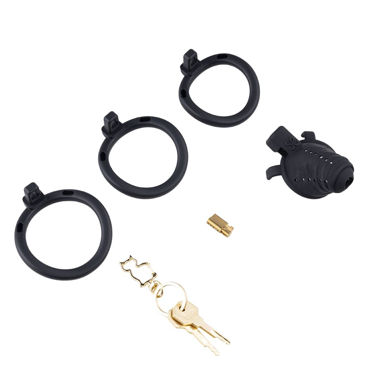 Black Slave Chastity Cage Short | Comfort & Safety