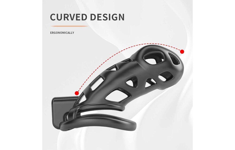 Sevanda Rattlesnake Chastity Cage Short in 5 Sizes | ABS