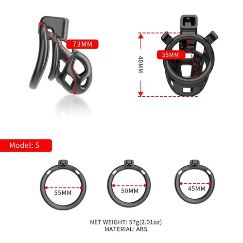 S - Lengte 7.3cm | Diameter 3.5cm