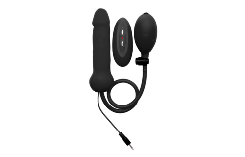 Aufblasbarer vibrierender Silikondildo 18 cm – Ouch!