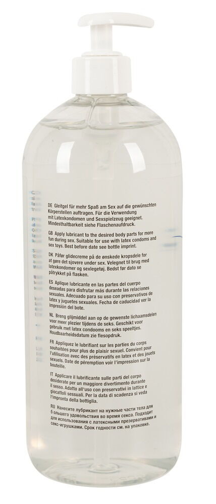 Just Glide Anal-Gleitmittel 1000 ml | Vegan & auf Wasserbasis