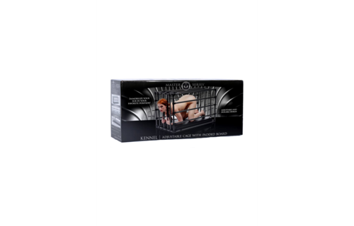 Kennel - Verstelbare Puppy Kooi met Gewatteerde Reling