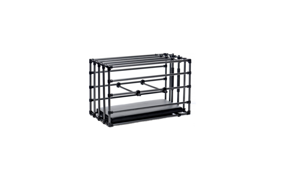Adjustable Puppy Cage with Comfortable Padded Board