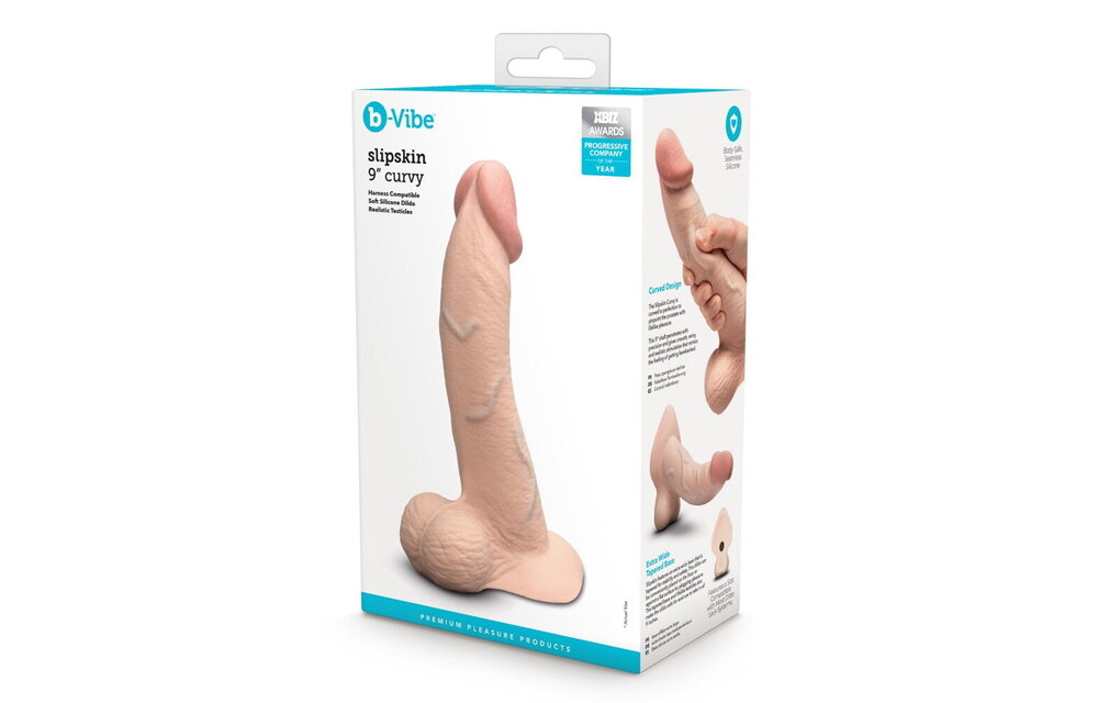 Slipskin Curvy Premium Dildo 22,3 & 25 cm – Realistisch & Flexibel