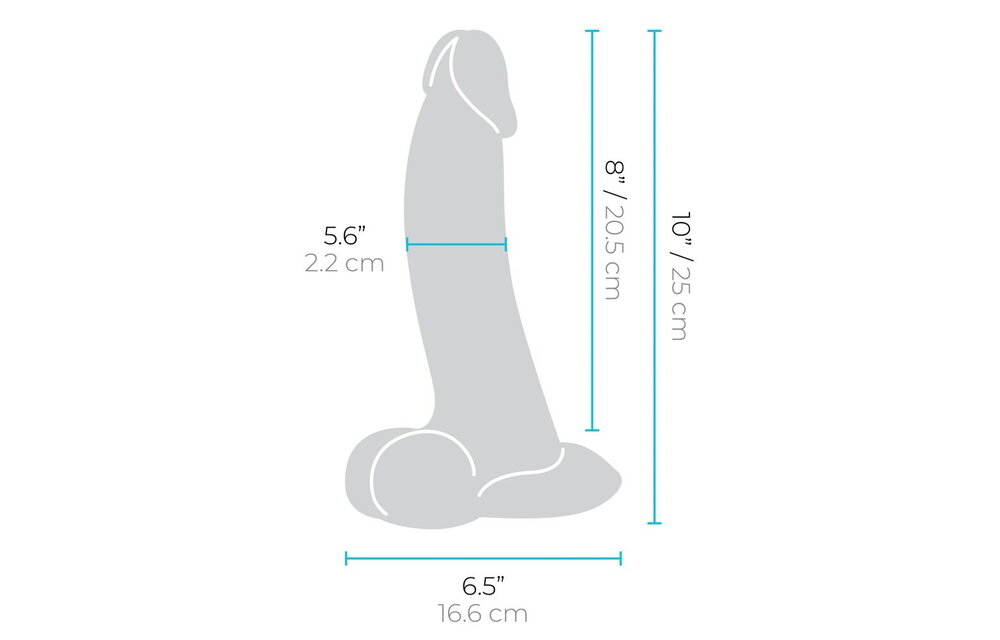 Slipskin Curvy Premium Dildo 22,3 & 25 cm – Realistisch & Flexibel