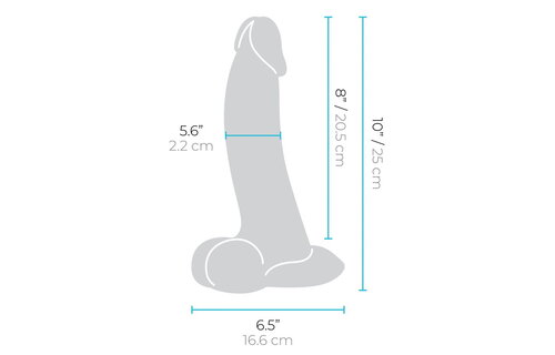 Slipskin Curvy Premium Dildo 22.3 & 25 cm – Realistic & Flexible