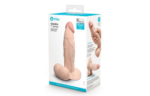 Slipskin Girthy Dildo 15,4 & 17,8 cm – Realistisch Genot