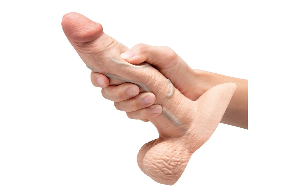 Slipskin Girthy Dildo 15,4 & 17,8 cm – Realistisch Genot