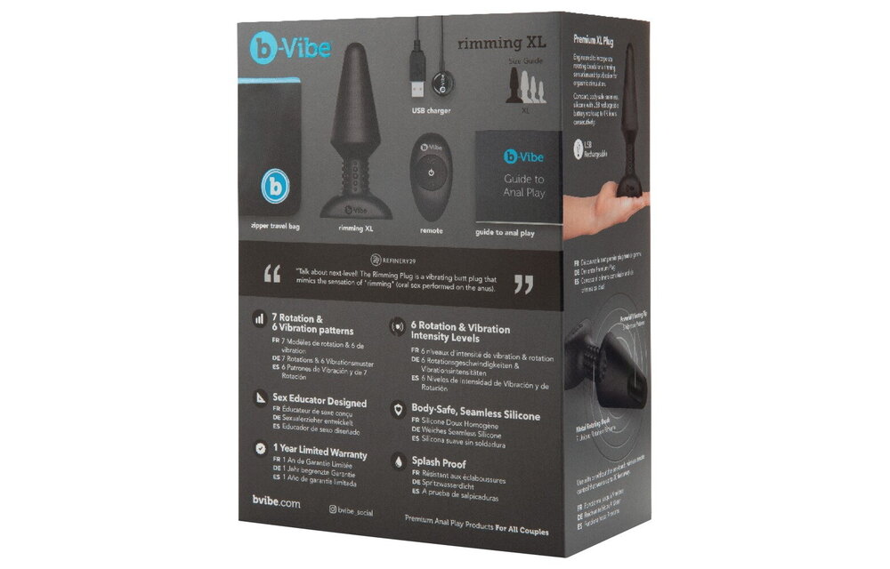 Rimming XL Plug 16cm – Premium Anale Vibrator voor Genot