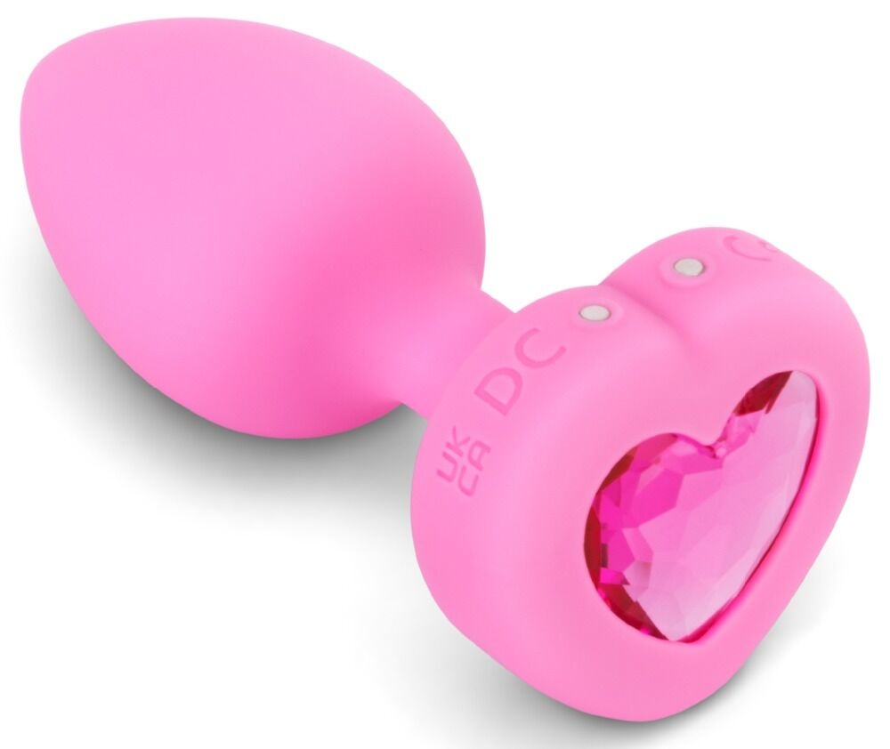 Vibrating Heart Plug Premium