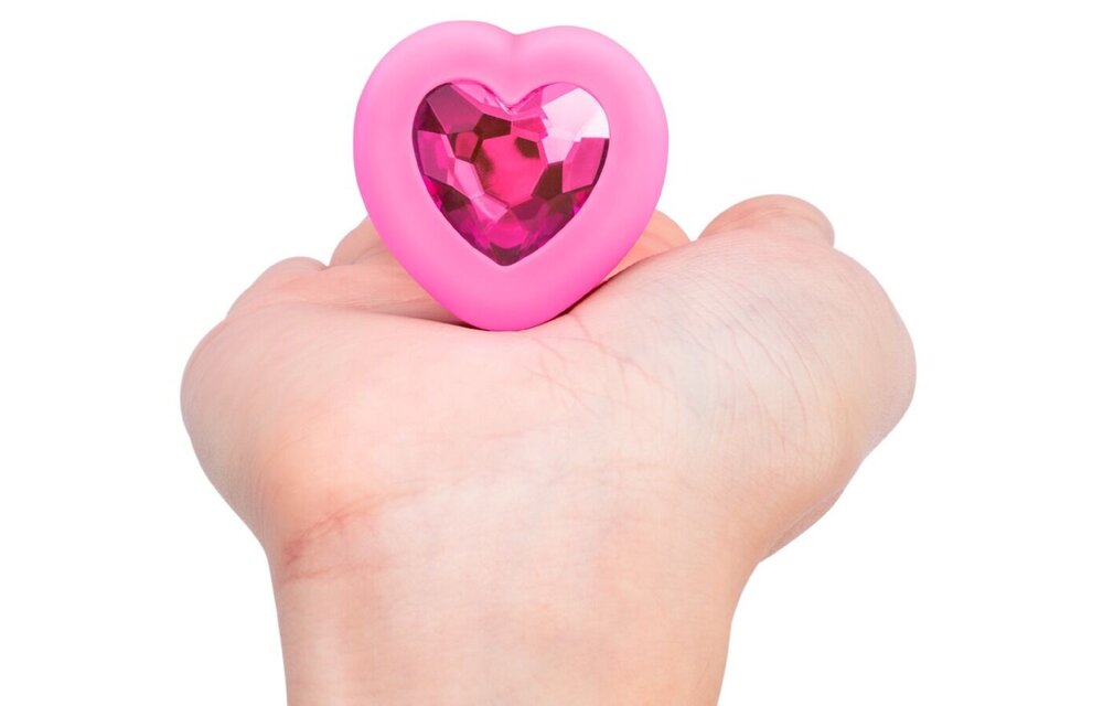 Vibrierender Herzplug Premium 1,5 cm – Sicheres & leises Vergnügen