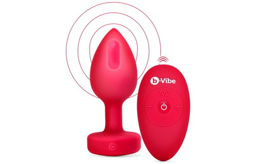 Vibrating Heart Plug Premium