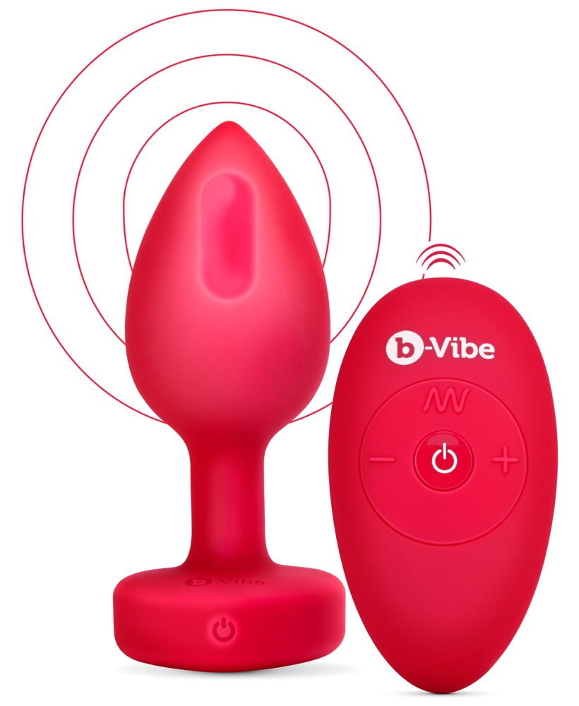 Vibrating Heart Plug Premium