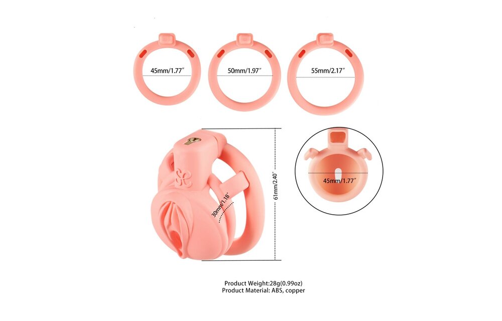 Sevanda Pink Pride Chastity Cage Short – Stylish & Comfortable
