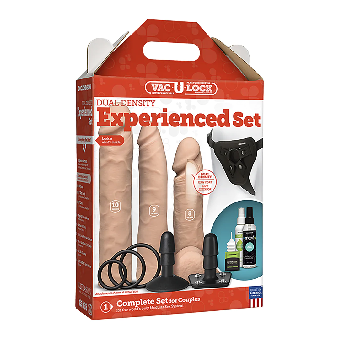 Vac-U-Lock Dual Density Set 25,9 cm | Luxuriöses Strap-On-Harness