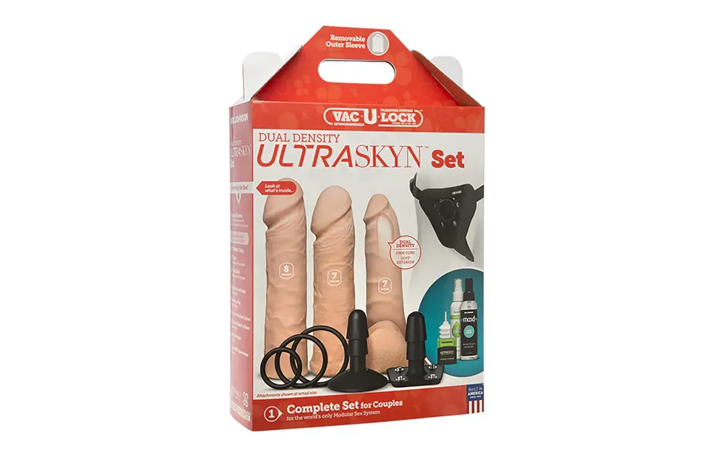 Vac-U-Lock Dual Density Set 20,6 cm – Ultrarealistischer Genuss