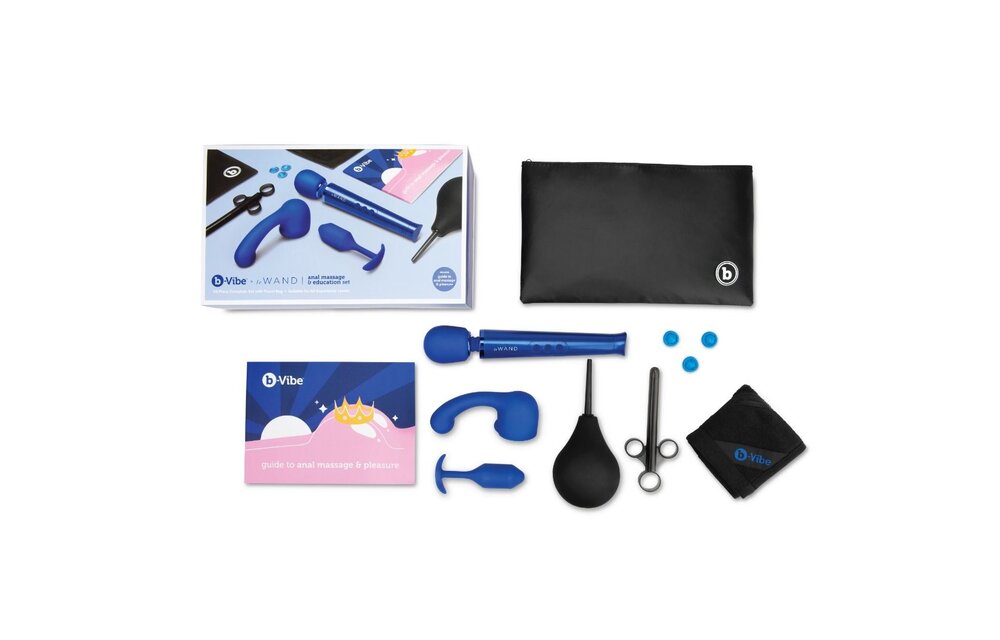 Anal Massage & Education Set | Safe Pleasure & Le Wand Petite 18 cm