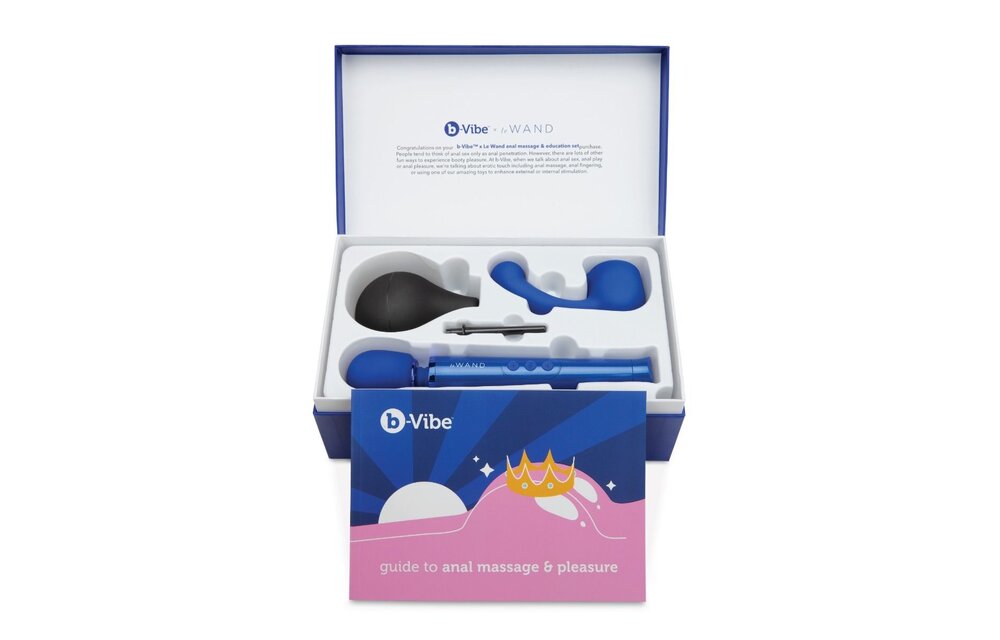 Anal Massage & Education Set | Safe Pleasure & Le Wand Petite 18 cm