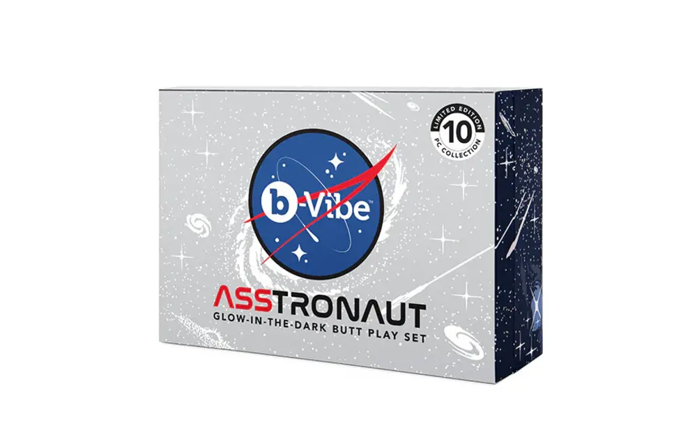 Asstronaut Glow-In-The-Dark Butt Play Set 10 cm – Limited Edition