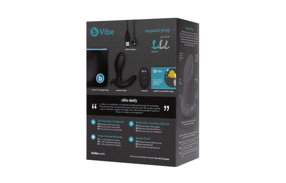 Expand Plug Premium 13,2 cm | Vibrotasspel für intensives Vergnügen