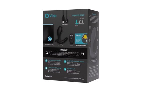 Expand Plug Premium 13,2 cm | Vibrotasspel für intensives Vergnügen