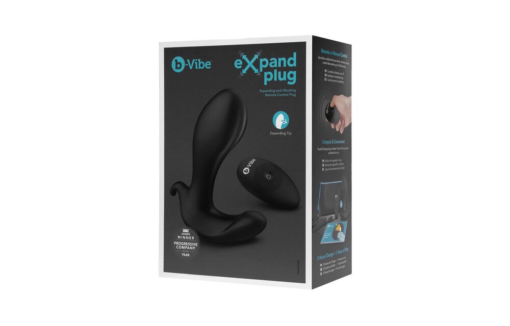 Expand Plug Premium 13,2 cm | Vibrotasspel voor intens genot