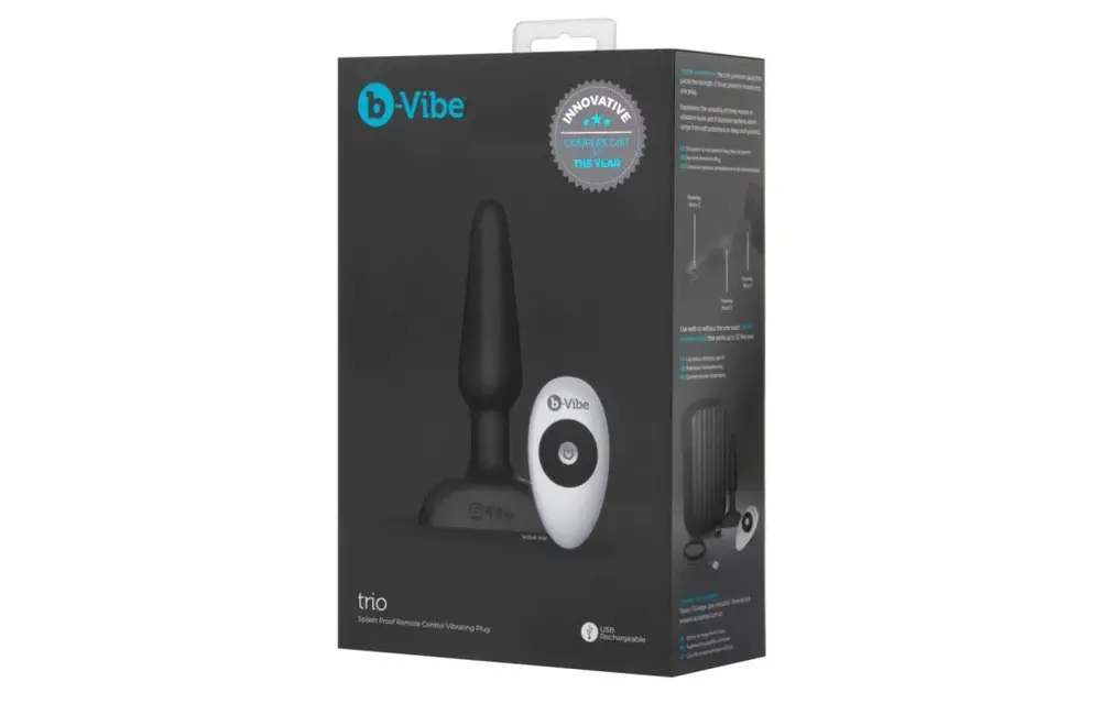 Trio Plug Premium 13,5 cm – Leistungsstarker, flexibler Vibrator