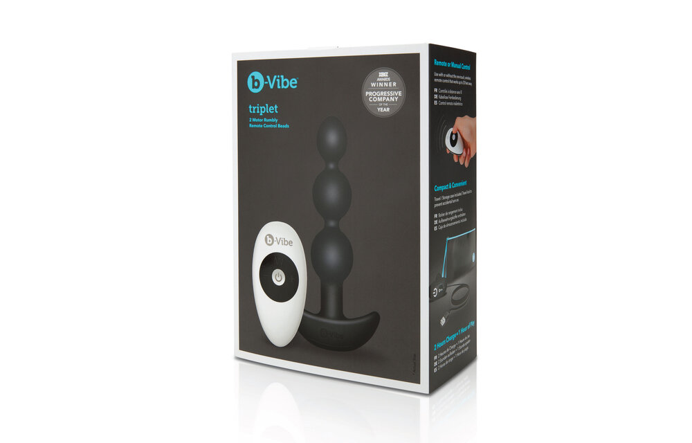 Triplet Anal Beads 13.8 cm with Remote Control – Ultimate pleasure