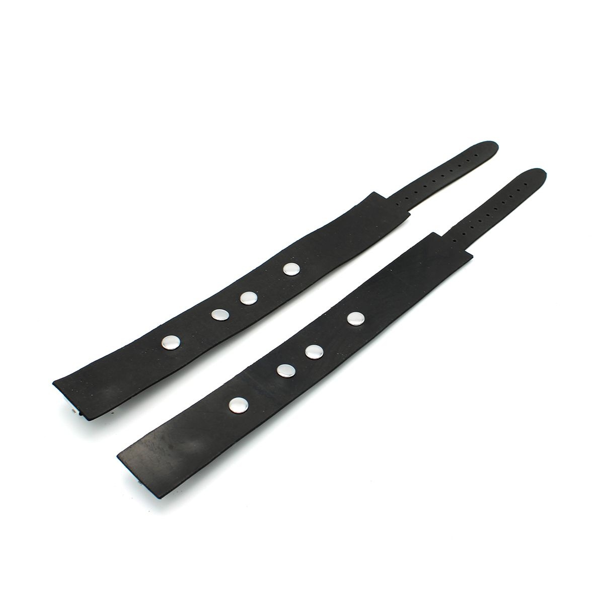 Rubber Ankle Cuffs Black - Comfortable & Durable Design