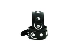 Rubber Handcuffs Black – Comfortable & Durable BDSM Accessory