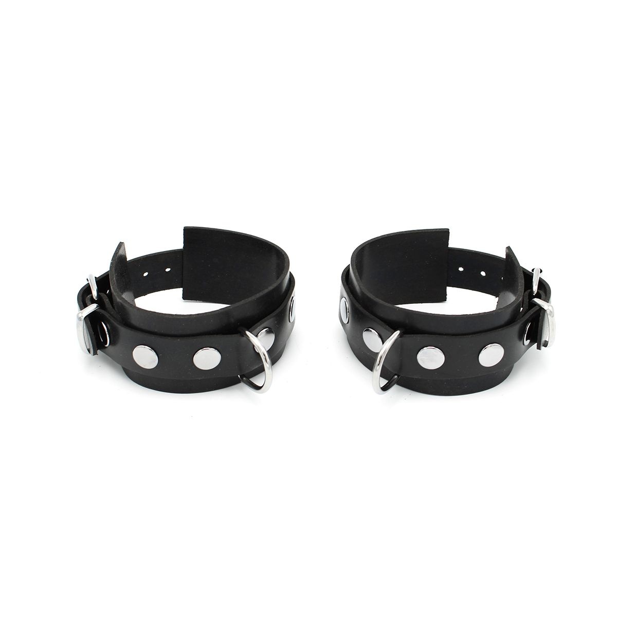 Rubber Handcuffs Black – Comfortable & Durable BDSM Accessory