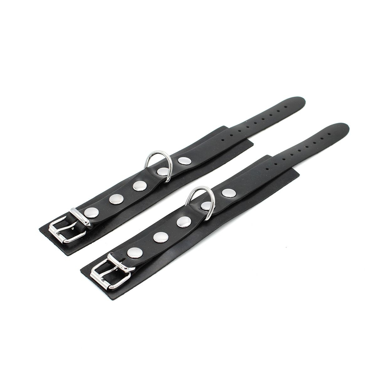 Rubber Handboeien Zwart – Comfortabel & Duurzaam BDSM Accessoire