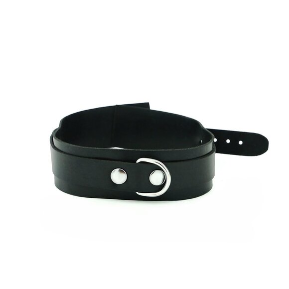 Rubber Collar Black – Schlankes, bequemes und strapazierfähiges Halsband