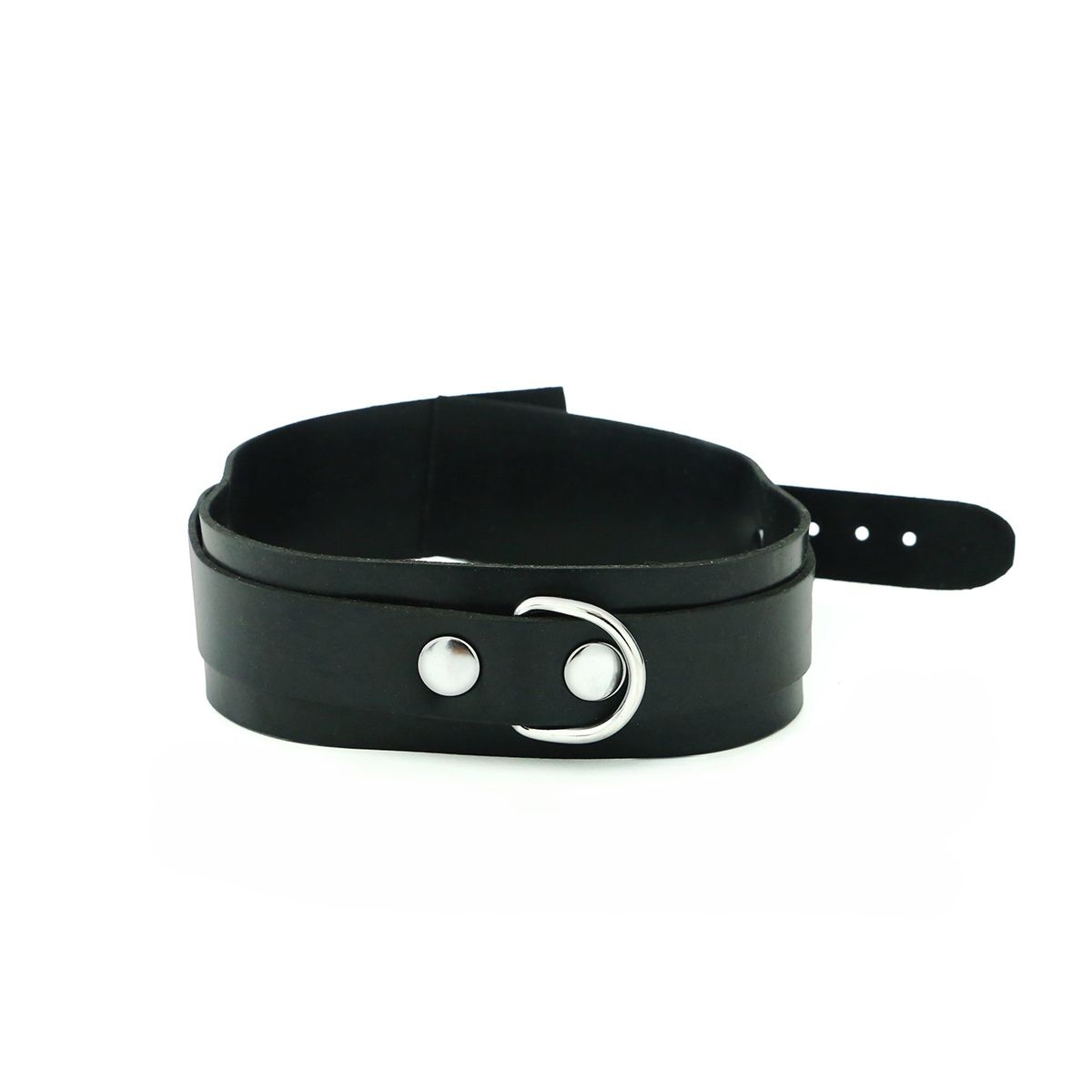 Rubber Collar Black – Schlankes, bequemes und strapazierfähiges Halsband