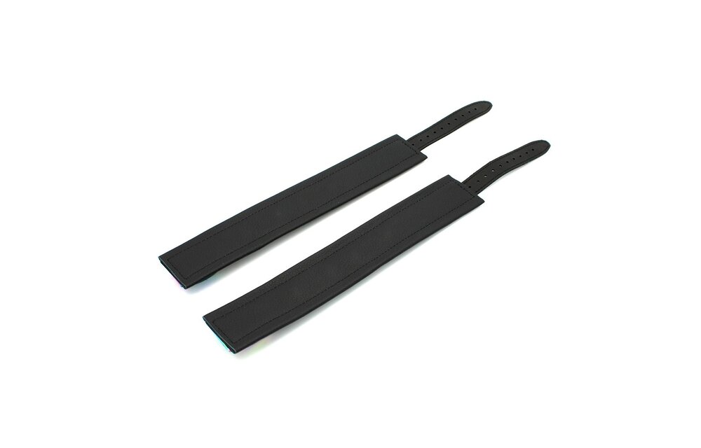 Leder-Fußfesseln Schwarz Regenbogen | Stilvoll & bequem