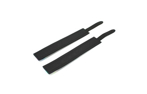 Leder-Fußfesseln Schwarz Regenbogen | Stilvoll & bequem