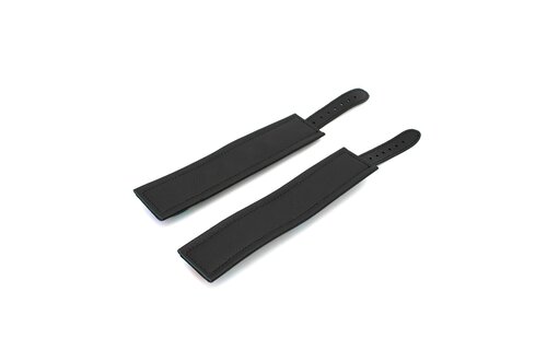 Leather Handcuffs Black Rainbow