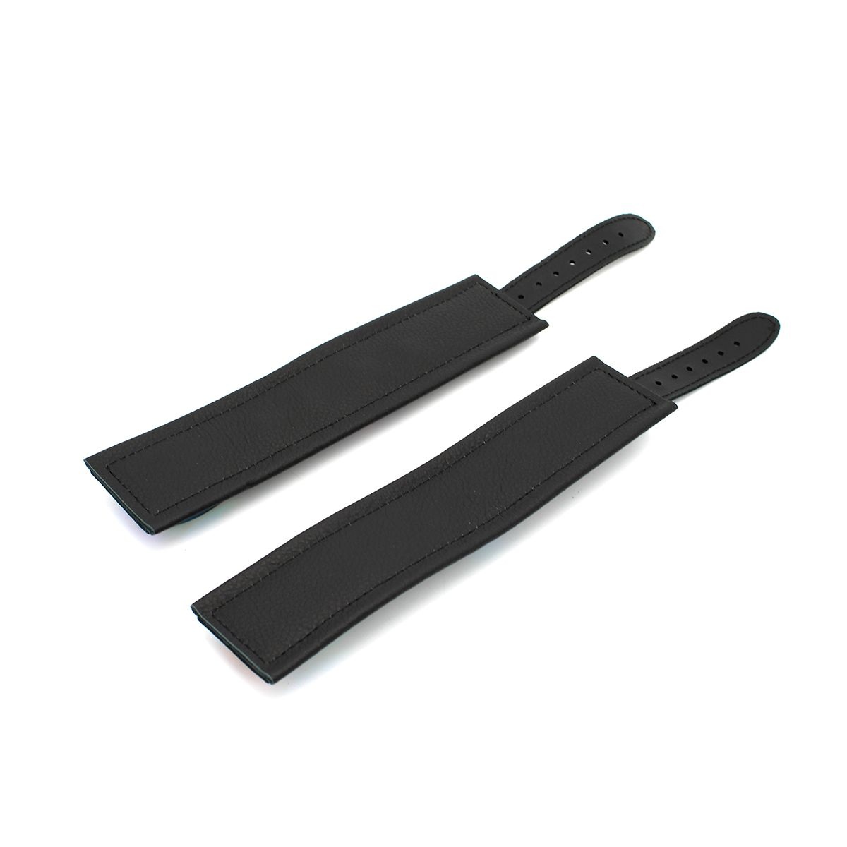 Leather Handcuffs Black Rainbow