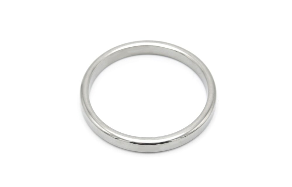 Platte Cockring Roestvrij Staal | Strak & Modern Design